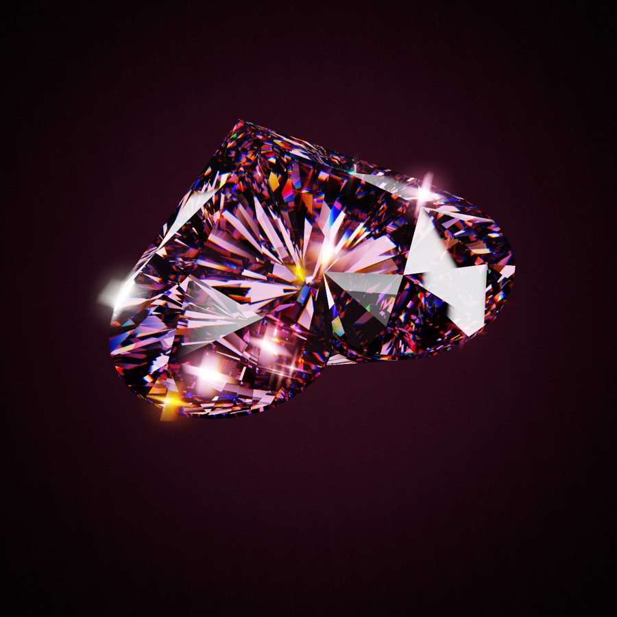 Pink Heart, a pink heart-shaped diamond